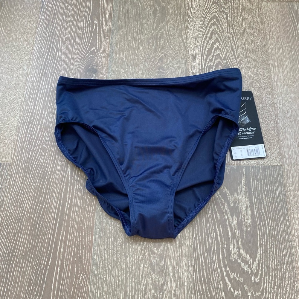 MiracleSuit basic pant bikini bottom in midnight blue